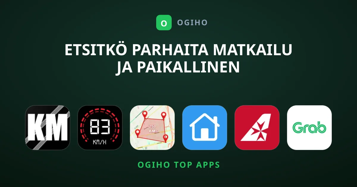 Etsitkö parhaita Matkailu ja paikallinen -sovelluksia?